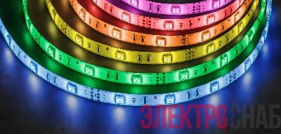 Лента светодиодная 71 445 NLS-5050RGB30-7.2-IP65-12В-Pro R5 7.2Вт/м (уп.5м) Navigator 71445