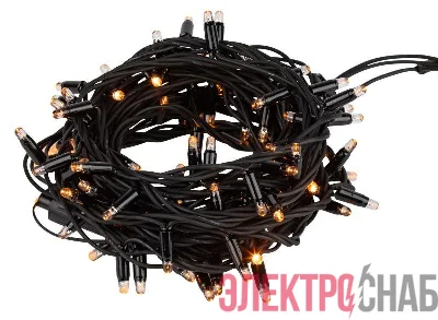 Гирлянда светодиодная "Нить" 10м 100LED желт. уличная ERAPS-NZ2 Эра Б0060544
