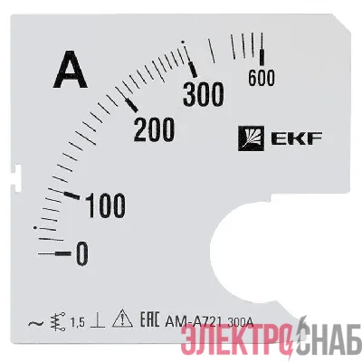 Шкала сменная для A721 300/5А-1.5 PROxima EKF s-a721-300