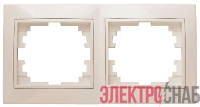 Рамка 2-м СП Plano 1-502-02 гор. сл. кость Intro Б0027626