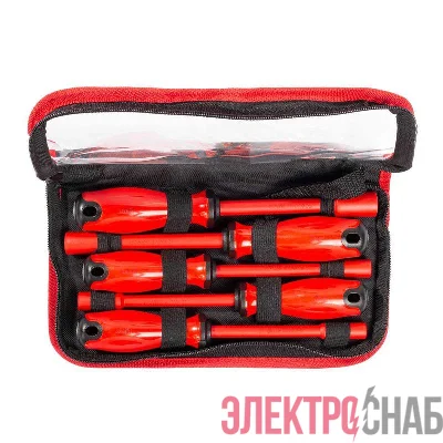 Набор торцевых диэлектрических отверток НИО-2205-Т серия ПРОФИ КВТ 88927