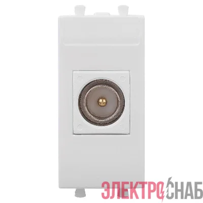 Розетка телевизионная одиночная TV 1мод. Avanti "Белое облако" 16А модульная DKC 4400501