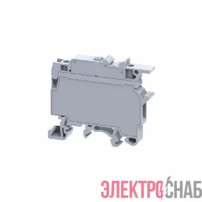 Клемма для предохранителей с индикатором винтовая OptiClip CF-4-HESILA 240В (5х20) 6.3А (0.2-6) сер. КЭАЗ 289798