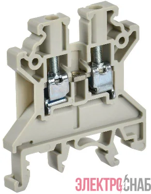 Колодка клеммная CTS ARMAFIX 2.5кв.мм сер. IEK YCT10-00-K03-002