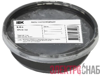Паста токопроводящая 0.15л IEK ZPC10-150