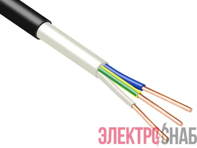 Кабель ВВГнг(А)-LSLTx 3х2.5 (N PE) 0.66кВ (м) Промэл