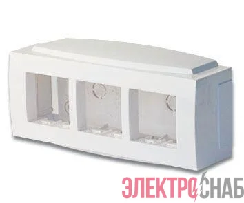 Коробка установочная под BRAVA 6мод. (для кабель-канала 70х22/90х25/TMC) DKC 09221