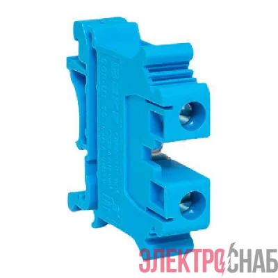 Колодка клеммная винтовая 10 UT син. EKF scr-ut-10-b