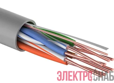 Кабель UTP 4х2х24AWG кат.5 омедн. алюм. (уп.305м) PROCONNECT LIGHT 01-0043-2