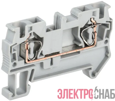 Клемма пружинная КПИ 2в-4 41А сер. IEK YZN11-004-K03