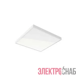 Светильник светодиодный BASIC 595х595х50 35Вт 5000К офисный встраив. накладной с опаловым рассеив. VARTON B1-A0-00070-01G02-2003550