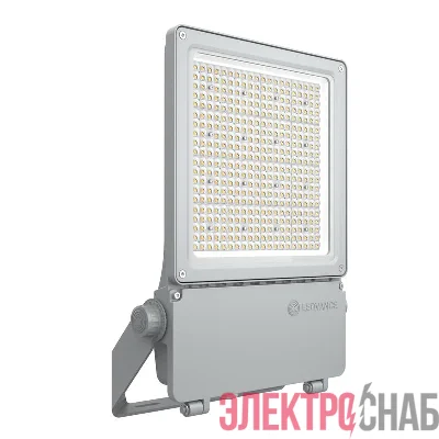 Прожектор светодиодный ДО 180Вт 4000К 28000лм 60град. асимметричный сер. LEDVANCE 4099854373565