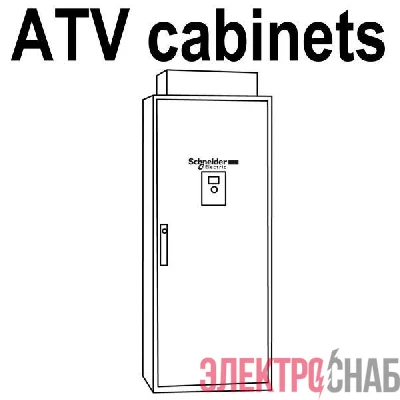 Комплект выносного монтаж. графич. терминала IP54 SchE VW3A1102