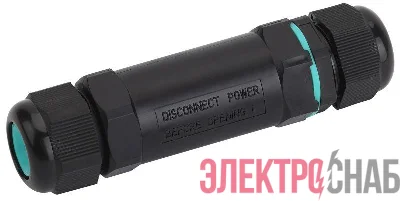 Коннектор кабельный NO22418 прямой IP68 3Pin ЭРА Б0043936