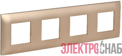 Рамка 4-м SKANDY SK-F04Sa песочн. IEK SK-M42-K98