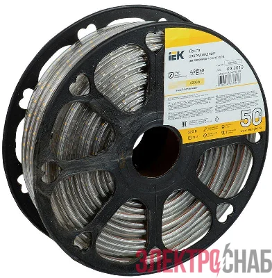 Лента светодиодная LED LSR-2835WW60-4.8-IP67-220В (уп.50м) IEK LSR3-1-060-67-0-50