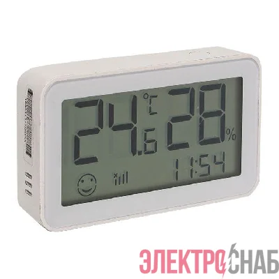 Датчик температуры и влажности с экраном умный Zigbee Connect EKF is-th-zb