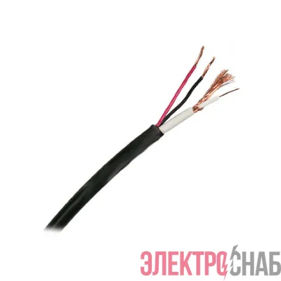 Кабель КВК-П-1.5+2х0.75 наруж.Ч бухта(м) REXANT 01-4015