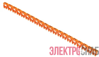 Маркер открытого типа KE 4-6кв.мм символ &quot;3&quot; (уп.500шт) IEK UMK-KE3-3