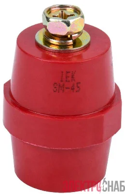 Изолятор SM45 (М8) силовой с болтом IEK YIS11-45-14-B