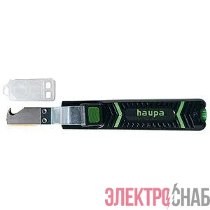 Нож для снятия изоляции 8-28кв.мм (крюк) HAUPA 200031