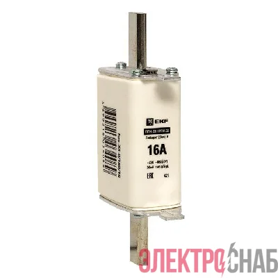 Вставка плавкая ППН-33 160/16А габарит 0 PROxima EKF fus-33-0/160/16