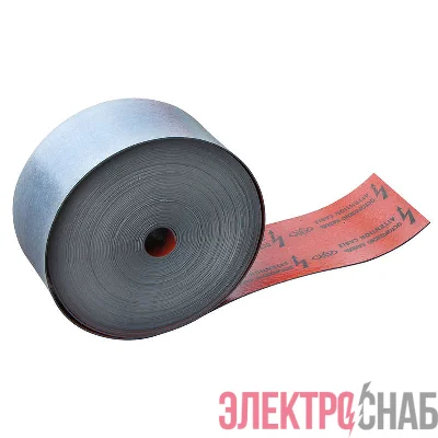 Лента защитно-сигнальная ЛЗС-250мм "Осторожно кабель" красн. (рул.50м) Протэкт 2614