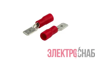 Клемма плоская изол. (штекер) (VM 1.25-187(8)) REXANT 08-0312