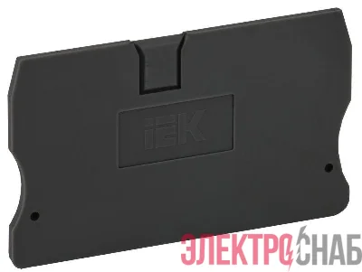 Заглушка для КПИ 2в-1.5/2.5 черн. IEK YZN11D-ZGL-002-K02
