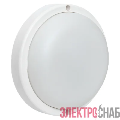 Светильник светодиодный ЖКХ ДПО-1300 12Вт 6500К IP65 круг с микроволнов. датчиком движения LUMA EKF BKL-1300DM-R-12-6500