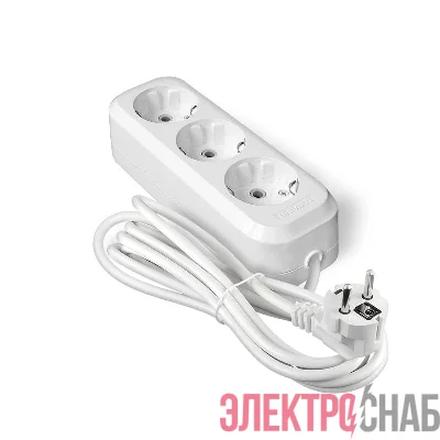 Удлинитель 3х5м с заземл. IP20 Е-303А ПВС 3х1.5 Universal 1723