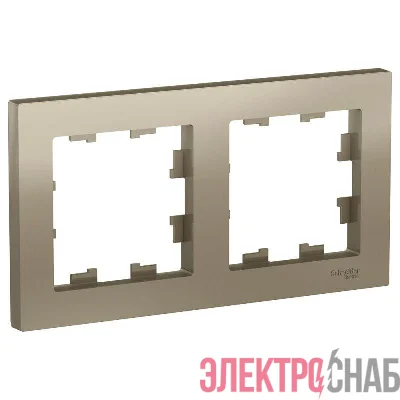 Рамка 2-м AtlasDesign универс. шампань SE ATN000502
