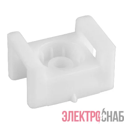 Площадка под стяжку для прямого монтажа 22х16мм бел. (уп.100шт) Rexant 07-2110