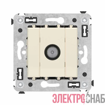 Розетка телевизионная оконечная TV СП Avanti "Ванильная дымка" DKC 4405523