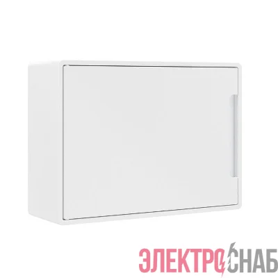 Щиток настенный Фрейм (FRAME) ЩРн-п-12 12мод. с бел. дверцей с 2 шинами PEN на 6 и 8 отверст. бел. DKC F12W1WW