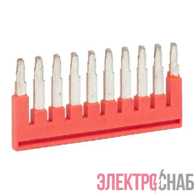 Перемычка втычная для ST/Push-in 2.5 10PIN (уп.10шт) EKF plc-per-st-10PIN-2.5