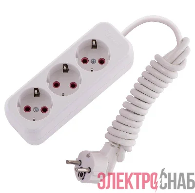 Удлинитель 3х2м с заземл. 16А IP20 Lila LEZARD 720-0302-301