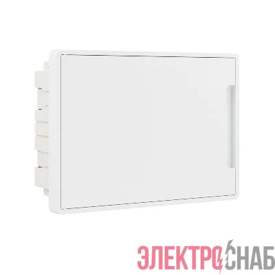 Щиток встраиваемый Фрейм (FRAME) ЩРв-п-12 12мод. с бел. дверцей с 2 шинами PEN на 6 и 8 отверст. бел. DKC F12B1WW