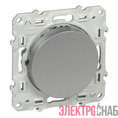 Выключатель 1-кл. СП Odace 10А IP21 (сх. 1) механизм алюм. SchE S53R201