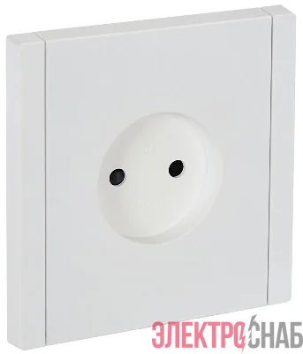 Розетка СП FORTE&PIANO FP217 10А без заземл. защ. шторки винт. крепл. бел. IEK FP-R13-10-K01