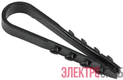 Дюбель-хомут 5-10мм для круглого кабеля нейлон черн. (уп.100шт) IEK UHH36-5-10-100