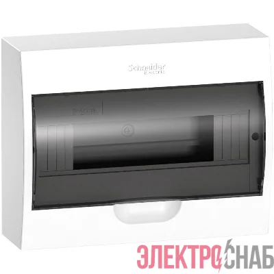 Бокс навесной ОП City9 Box 1 ряд 12мод. с прозр. дверцей SE EZ9E112S2SRU