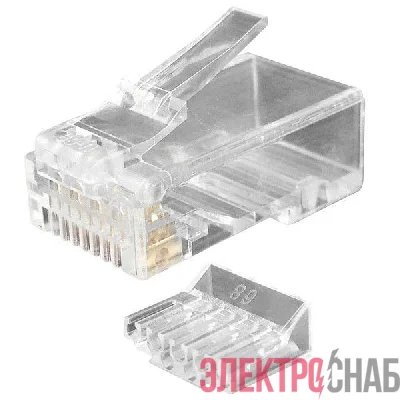 Разъем PLUG-8P8C-UV-C6-100 RJ45(8P8C) под витую пару кат.6 (50 µ&amp;amp;amp;amp;amp;amp;amp;amp;amp;amp;amp;amp;amp;amp;amp;amp;amp;amp;amp;amp;amp;amp;amp;amp;amp;amp;amp;amp;amp;amp;amp;quot;/ 50 мкр. дюйм) универс. (для ож и мж кабеля) со вставкой (уп