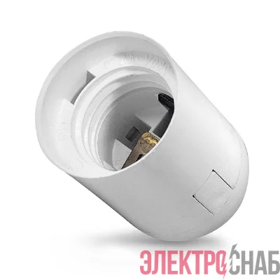 Патрон пластиковый подвесной Е27 бел. TOKOV ELECTRIC TKE-C01-PPL-27