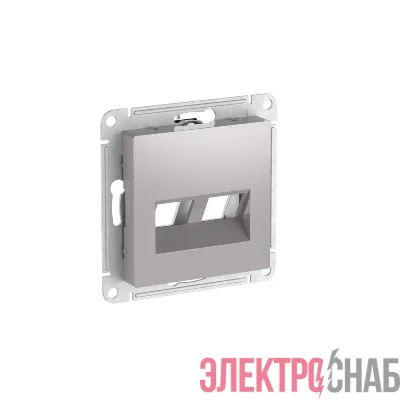 Накладка двойная AtlasDesign для информационных функций типа Keystone алюм. SE ATN000390