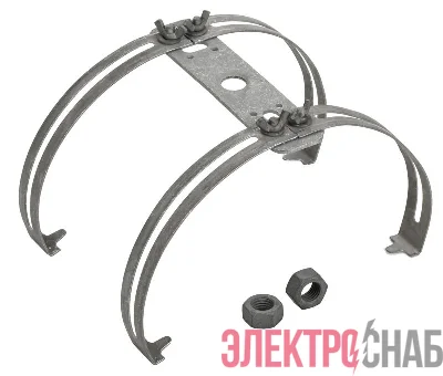 Держатель молниеприемника d16 на круглый конек оцинк. сталь TD IEK ZLC10D-LH-06-16