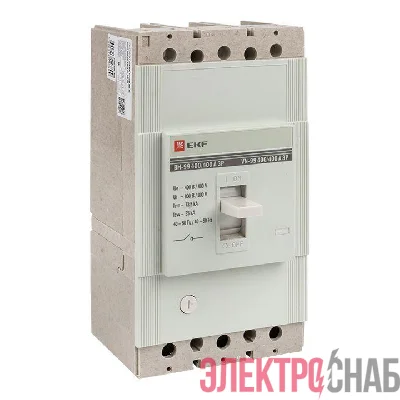 Выключатель нагрузки 3п ВН-99 400/400А EKF sl99-400-400