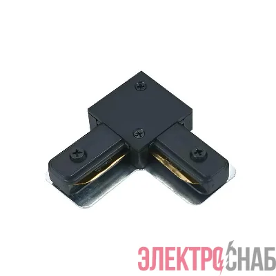 Коннектор L-образный LRB-BL для шинопровода RB черн. IN HOME 4690612060620