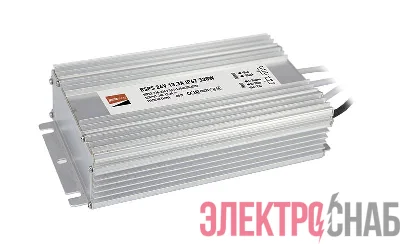 Блок питания для светодиодной ленты 320Вт 13.3А 24В IP67 BSPS влагозащ. метал. Pro+ JazzWay 5024274