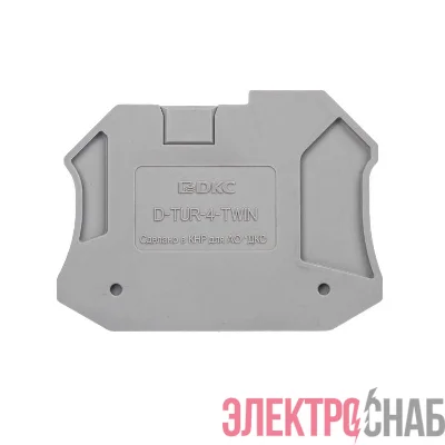 Изолятор торцевой для клемм TUR-2.5-TWIN DKC D-TUR-2.5-TWIN